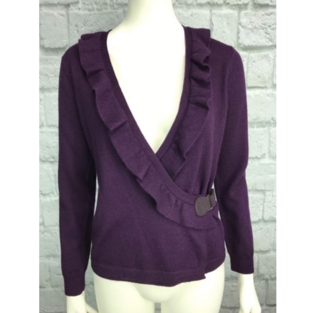 Avellini Women's Size Large Merino Wool Cardigan